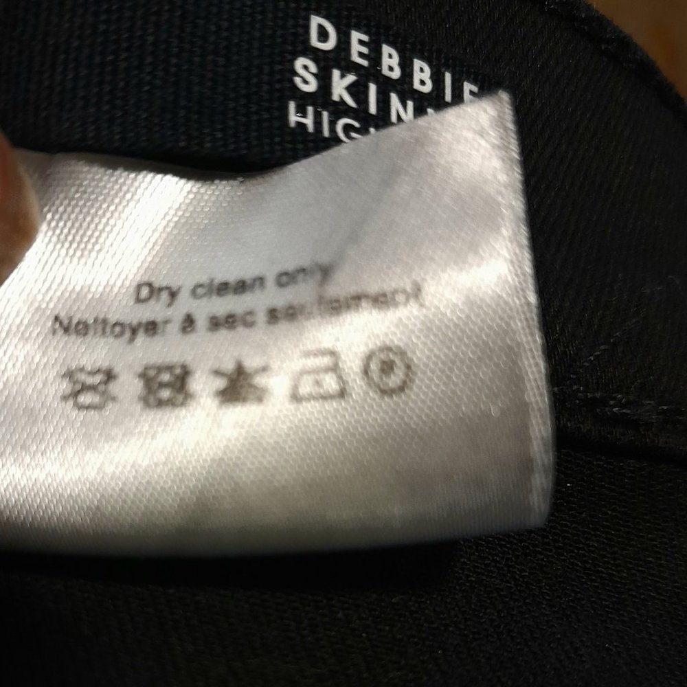 Veronica Beard Women Gunmetal NYE Black jeans Pants Debbie High Rise NWT $328 - Picture 12 of 12